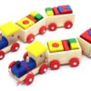 Juguete Tren Didáctico Madera Juegos Montessori Formas