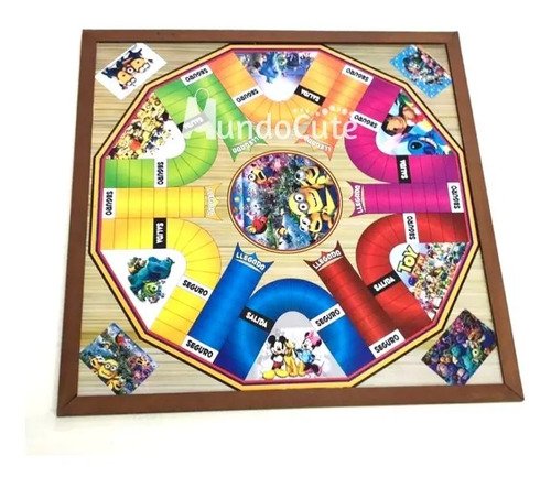 D_877399-MCO41465693685_042020-O.jpg Parques 6 Puestos Madera Juego De Mesa Diversión Familia