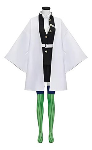 D_879061-MCO91692157226_092025-O.jpg Disfraz Mitsuri Kanroji Demon Slayer - Cosplay Perfecto Para Halloween Y Eventos