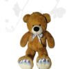 Peluche Oso Patas Largas 105cm - Diseño Original Y Suave Blanco