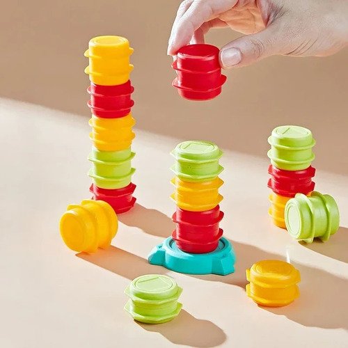 D_879792-MCO80618364306_112024-O.jpg Juguete Montacarga Montessori Set X2 Carros Con Fichas
