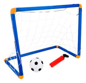 D_881826-MCO80626406506_112024-O.jpg Set Cancha De Fútbol Con Balón Inflable | Incluye Inflador Negro