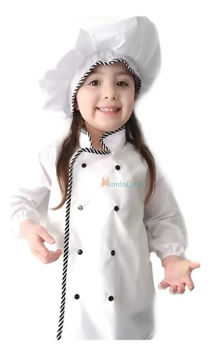 Disfraz Chef Cocinero Cocinera Niño Niña Disfraces Temáticos