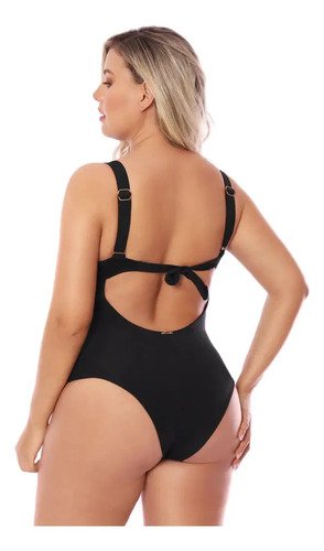 D_883331-MCO82053340912_022025-O.jpg Vestido Baño Mujer Control Abdomen Talla Xl Chamela Negro Xl