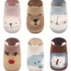 D_884543-MCO82875448927_032025-O.jpg 3 Pares De Calcetines Antideslizantes Para Niños/animalitos