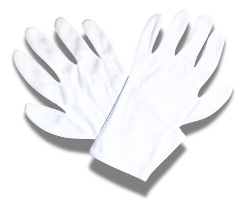 D_886779-MCO82198847166_022025-O.jpg Guantes Blancos Niños Temporada Escolar Mundocute Uniformes Blanco