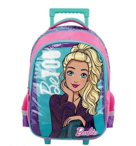 D_887777-MCO29148333250_012019-O.jpg Combo Barbie Morral Maleta Ruedas Y Lonchera Niña Original Rosa