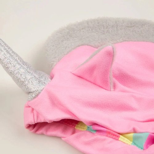 D_887811-MCO70159889862_062023-O.jpg Disfraz Unicornio Bebe Niña Rosado Alta Calidad 3 Piezas