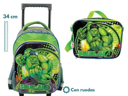 D_888282-MCO29148514731_012019-O.jpg Morral Ruedas + 2 Loncheras Azul