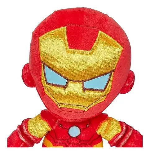D_889987-MCO80646823582_112024-O.jpg Peluche Iron Man 28cm - Héroe De Marvel Para Coleccionistas Rojo