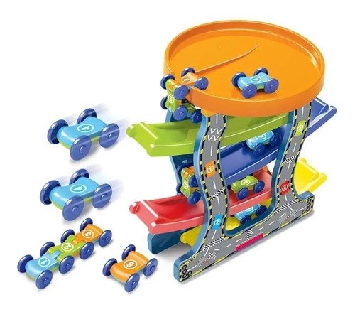 Pista De Carros Didáctica Juguetes Niños Varios