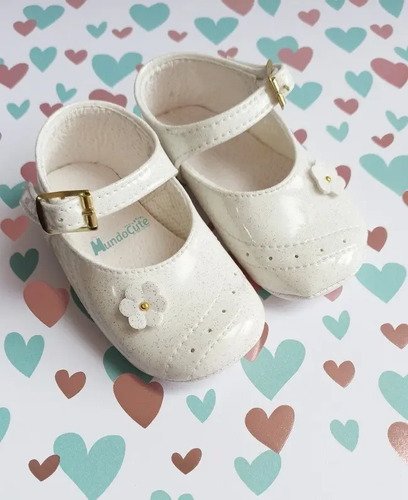 D_892663-MCO46734714562_072021-O.jpg Zapatos Suaves Para Bebé Niña Tipo Muñeca Babycute Blanco 17