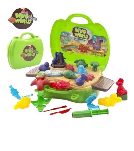 D_893268-MCO52607426228_112022-O.jpg Maletin Plastico Plastilina Dinosaurio Dinoword Accesorios