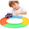 D_893305-MCO80592558746_112024-O.jpg Pista Carreras Carro Magic Track +carro Luminoso X 56 Piezas Azul