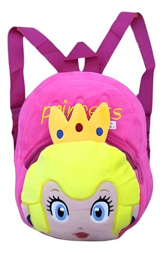 Maleta Princesa Peach 30cm - Diseño Infantil Y Práctico Rosa