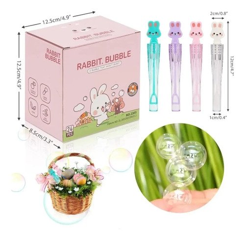 D_897143-MCO85037918655_052025-O.jpg Burbujero Infantil Sorpresas Fiestas X12unidades Burbujas