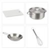 D_897714-MCO73509992615_122023-O.jpg Cocina En Madera Juguete Niñas Juego Roles Niños Luces Blanco