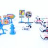 Set Juguetes Didáctico Niños Carros Ambulancia Jueguetes