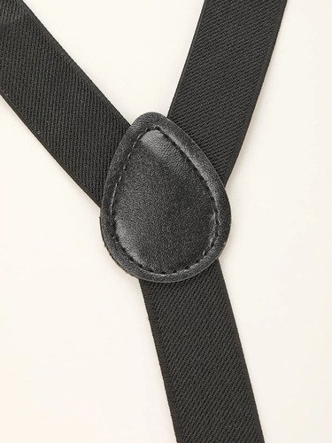 D_899466-MCO80117175497_102024-O.jpg Tirantes Negros Clásicos Ajustables Accesorios Disfraces Negro Lisa
