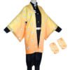 D_899925-MCO95720689210_102025-O.jpg Disfraz Zenitsu Demon Slayer - Kimetsu Cosplay Para Fiestas Y Eventos