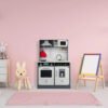 D_900706-MCO73510165619_122023-O.jpg Cocina En Madera Juguete Niñas Juego Roles Niños Luces Blanco