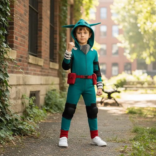 D_901440-MCO94735287151_102025-O.jpg Cosplay Deku Izuku Midoriya Disfraz Niño Anime Mi Héroe Academia