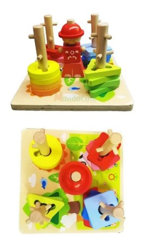 D_901963-MCO42107465916_062020-O.jpg Torre Laberinto Figuras Insertar Juego Didáctico Niños