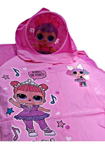 D_902990-MCO40743252016_022020-O.jpg Impermeable Niños Capa Lluvia Infantil Niñas Mundocute