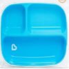 Plato Para Bebe Munchkin Con Divisiones X2 Unidades Azul Azul