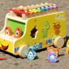 Bus Xilófono Figuras Didáctico Niños Montessori