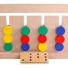 Juego Clasificación Colores Montessori Juguete Madera