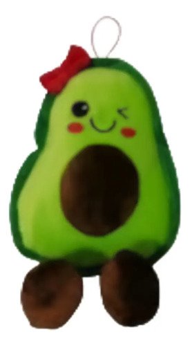 Peluche Aguacate Niña 28cm - Tierno Y Detallado Verde