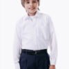 Camisa Colegial Cuello Corbata Manga Larga Niños Premium