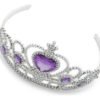 Corona Princesa X6 Unds Accesorio Disfraz Princesa Plateado