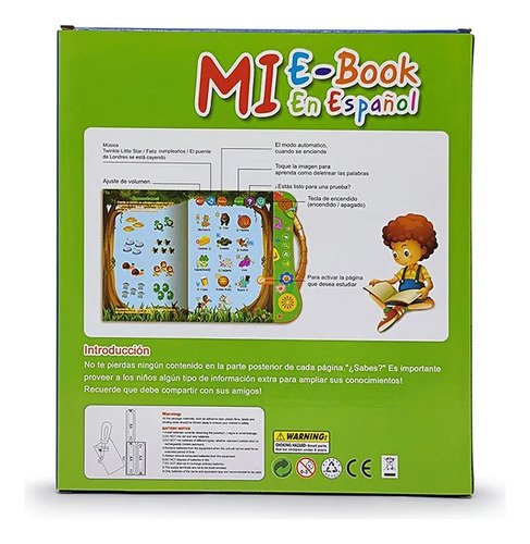 Libro Didáctico Para Aprender Y Descubrir Cosas En Español