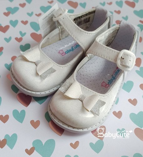 Zapatos No Tuerce Niña Blancos Caminadores Babycute Blanco 21