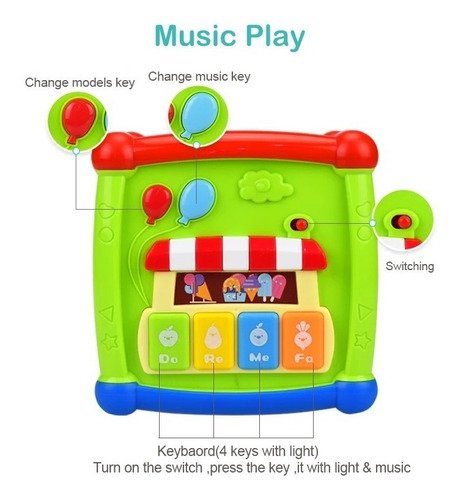 D_908125-MCO31557386624_072019-O.jpg Cubo Montessori Musical Multifunciones 6 En 1 Juguete Baby