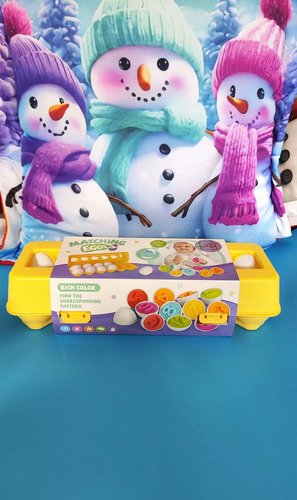 D_908162-MCO80809949044_112024-O.jpg Set De 6 Huevos Didácticos Montessori Niños Juego Didáctico