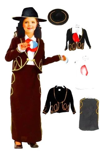 Disfraz De Mariachi Niña - Tradición Y Estilo Para Fiestas Mexicanas
