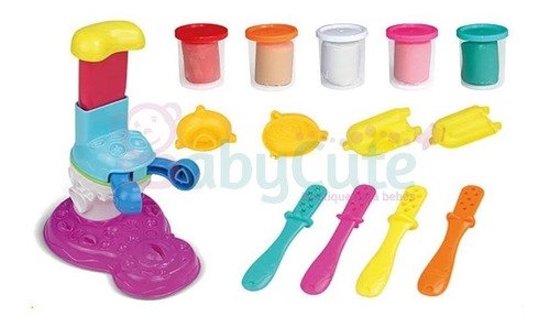D_909809-MCO42132332949_062020-O.jpg Set Plastilina Niños Tipo Playdoh Juguetes Niños 20%off