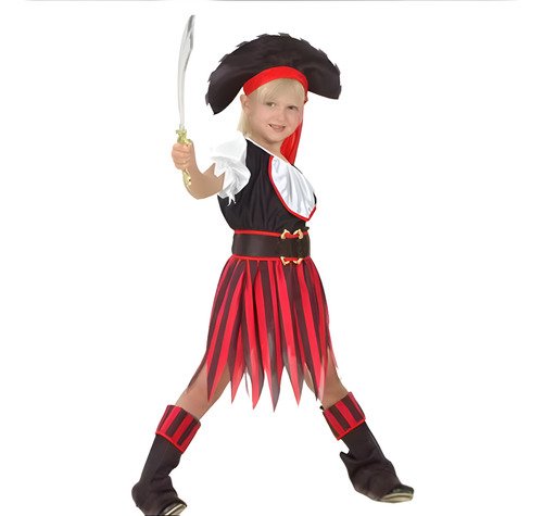 D_909917-MCO79080807463_092024-O.jpg Disfraz Pirata Niña - Aventuras En Alta Mar Con Estilo