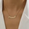 D_910460-MCO83947861101_042025-O.jpg Collar Mamá Elegante Colgante Corazón Mamá Regalo Madre Dorado