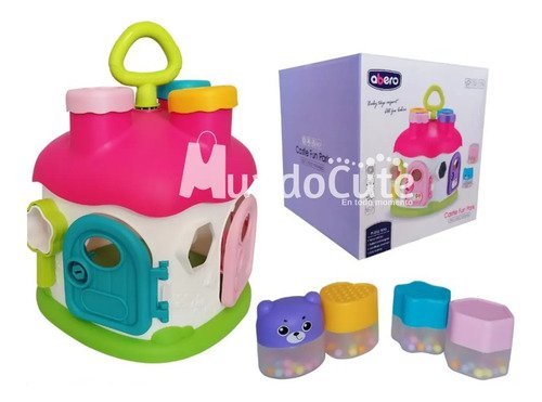Casa Figuras Didácticas Juego Juguete Ensartar Mundocute 12