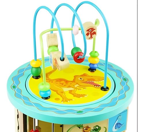 D_911462-MCO88839028153_072025-O.jpg Cubo Montessori Multifuncional Bloques Encajar Didactico Café
