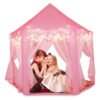 Carpa Castillo Velo Rosado Niña Juguete Princesa Casita Rosa