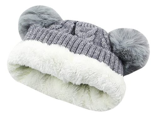 D_912964-MCO69300189035_052023-O.jpg Gorro Lana Para Bebé Protección Invierno Niños Gorros Frío