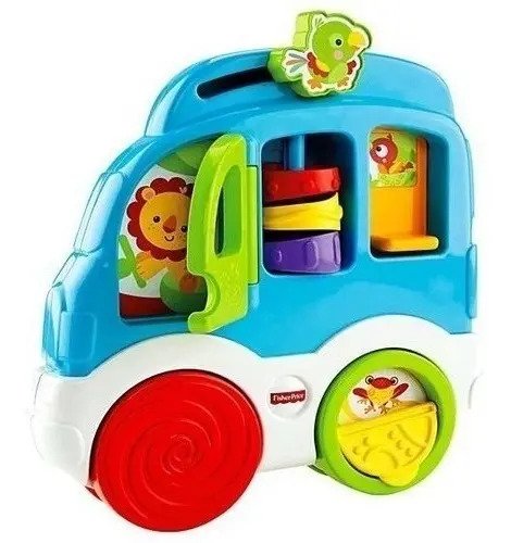 Juguete Didáctico Bebes Fisher Price Carro Divertido Sonidos