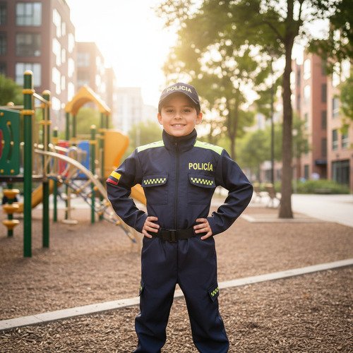 D_914103-MCO94064103517_102025-O.jpg Disfraz Policia Niño Disfraces Militar 10% Off Detective
