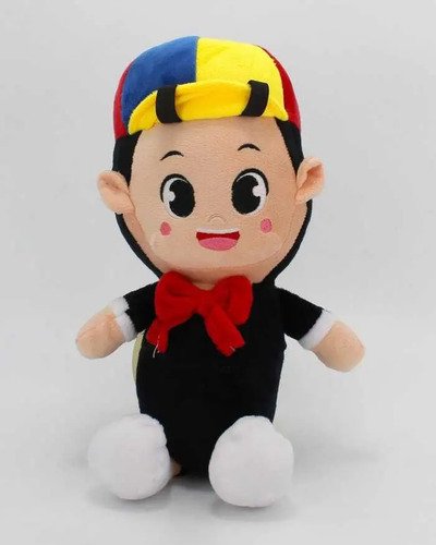 Peluche De Kiko 45cm - Personaje De El Chavo Del 8 Negro
