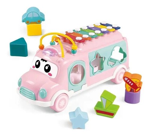 Bus Didáctico Xilófono Juguetes Didácticos Bebés Juego Armar